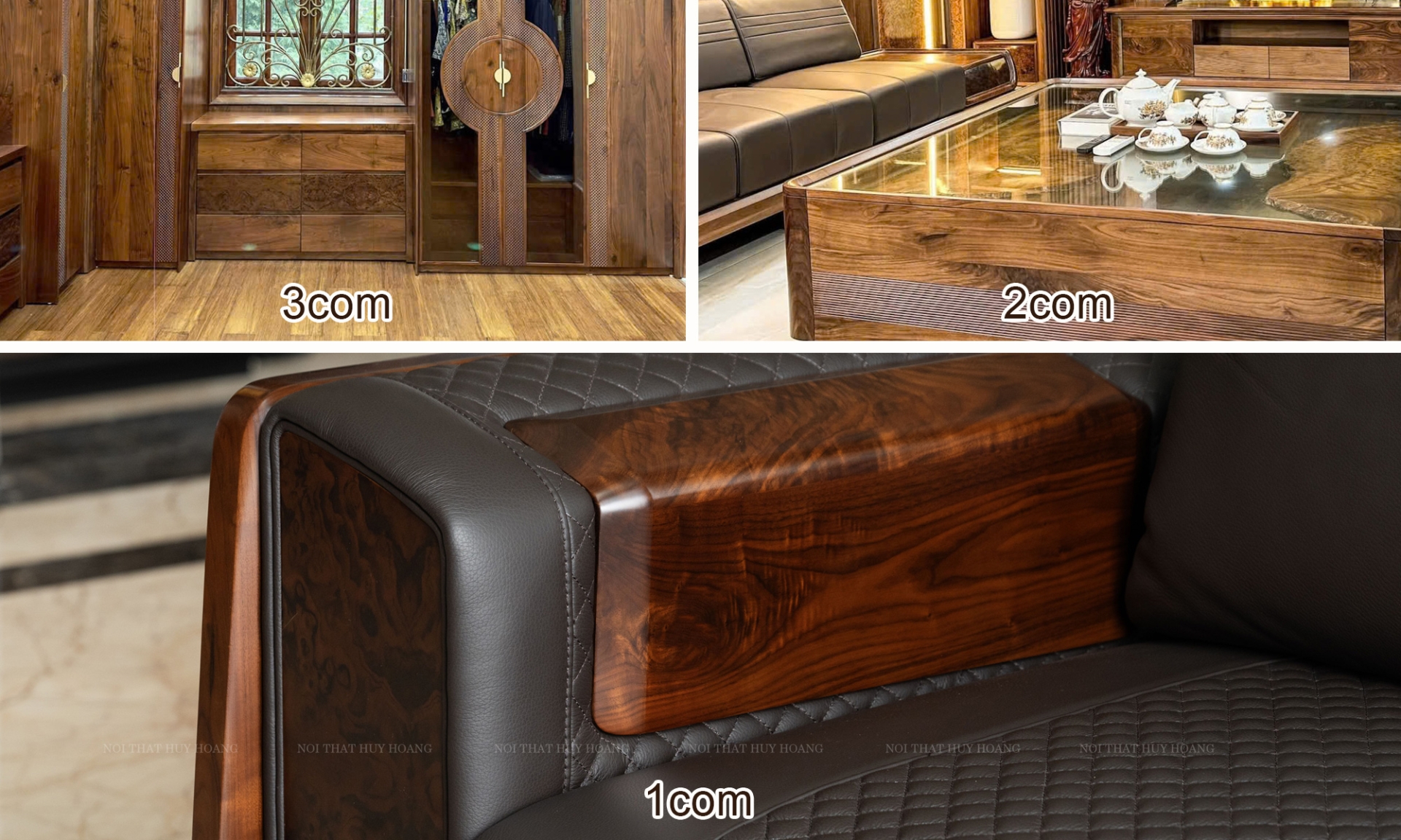 Nguồn gốc gỗ óc chó làm sofa
