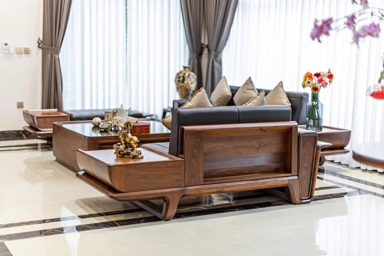 giá sofa gỗ óc chó