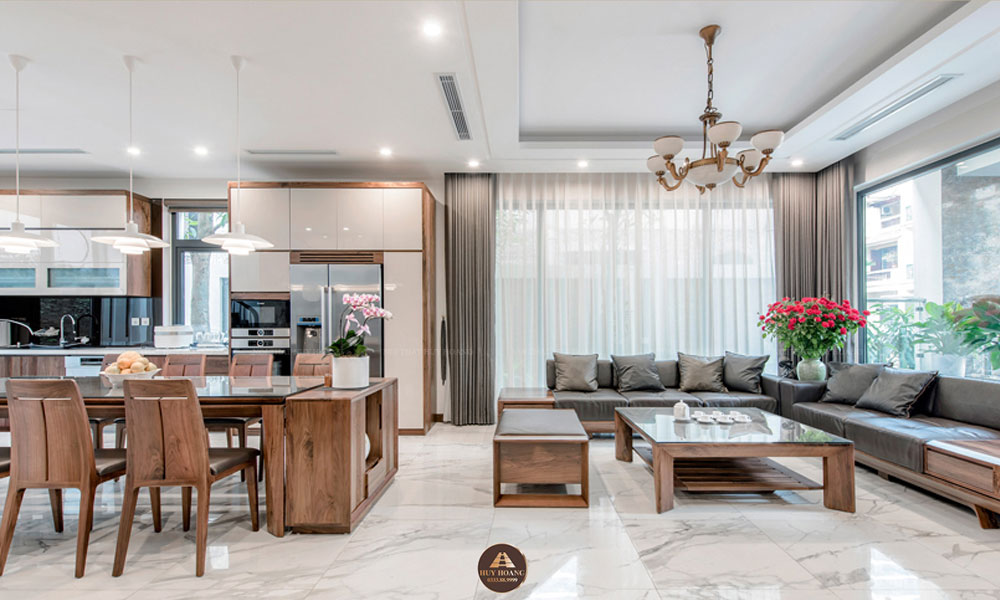 Kinh nghiệm chọn mua sofa gỗ sồi giả óc chó