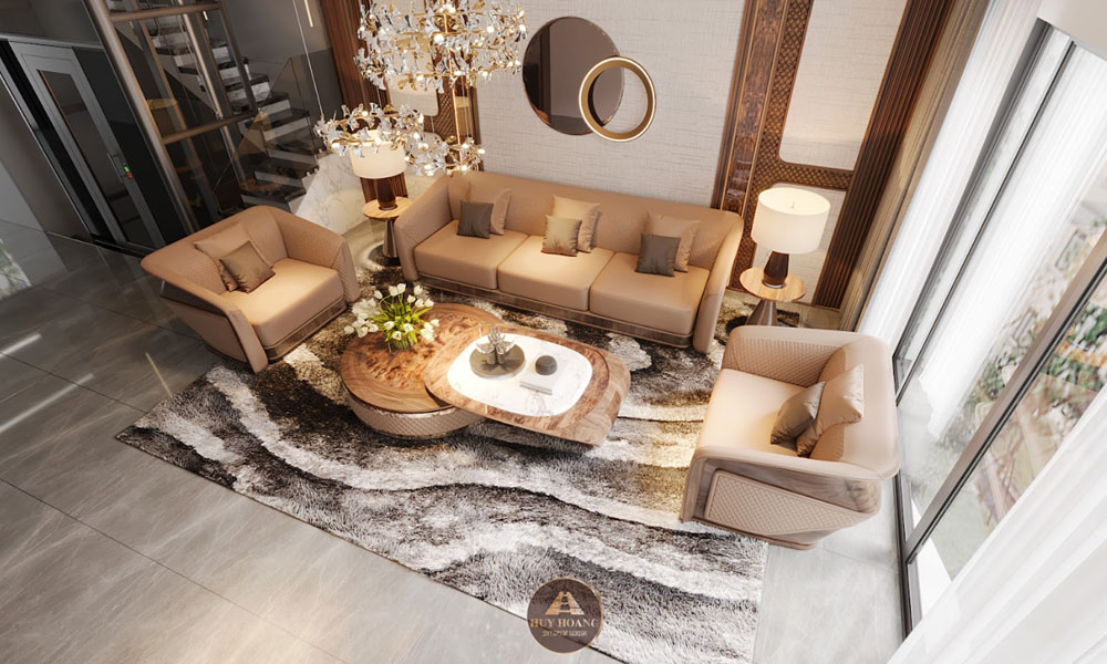 cách kê sofa phòng khách