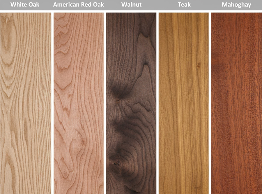 So sánh gỗ sồi Nga và các gỗ khác