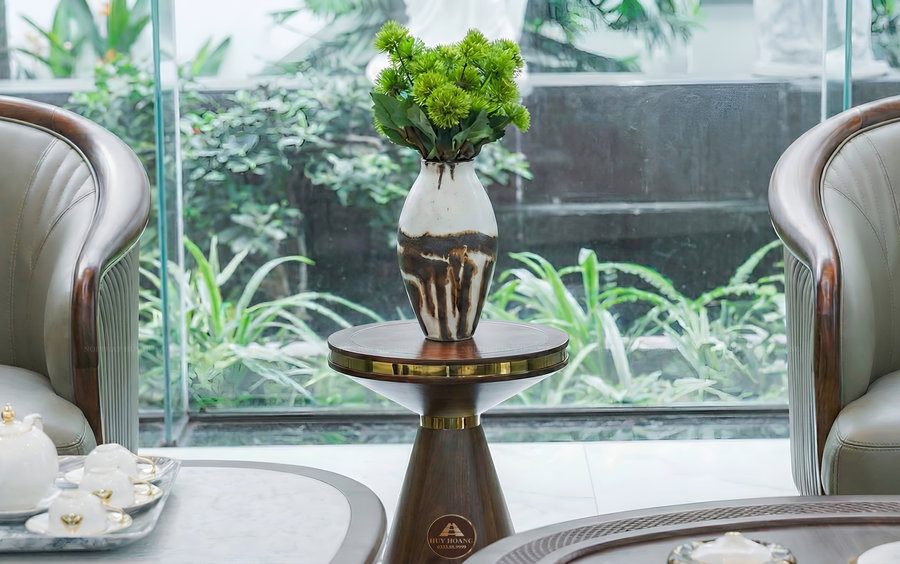 Đ&ocirc;n tr&ograve;n gỗ &oacute;c ch&oacute; d&aacute;ng đồng hồ c&aacute;t phối kim loại cao cấp