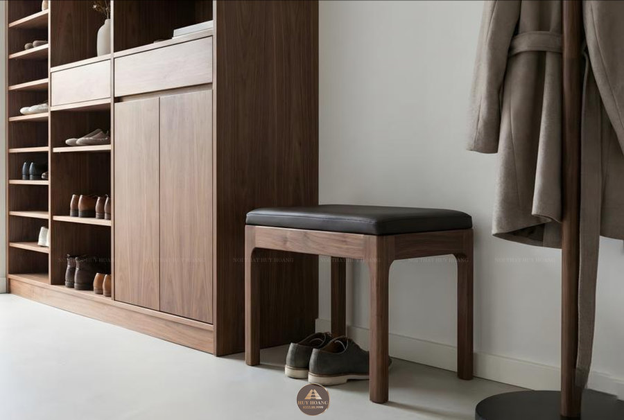 Đ&ocirc;n gỗ &oacute;c ch&oacute; cạnh tủ gi&agrave;y, đ&ocirc;n mang gi&agrave;y gỗ &oacute;c ch&oacute;