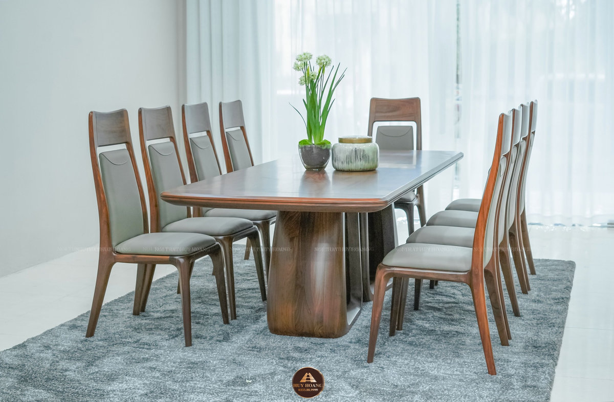 Ghế ăn da bò Ý sang trọng