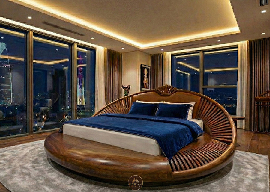 32+ Mẫu giường ngủ gỗ óc chó 1m8 đáng mua nhất 2026