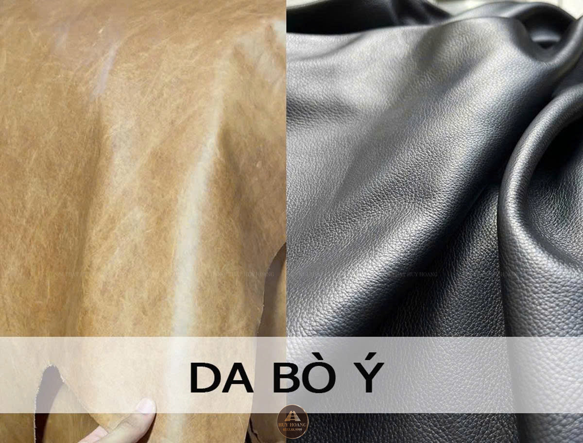 Giường ngủ bọc da bò Ý