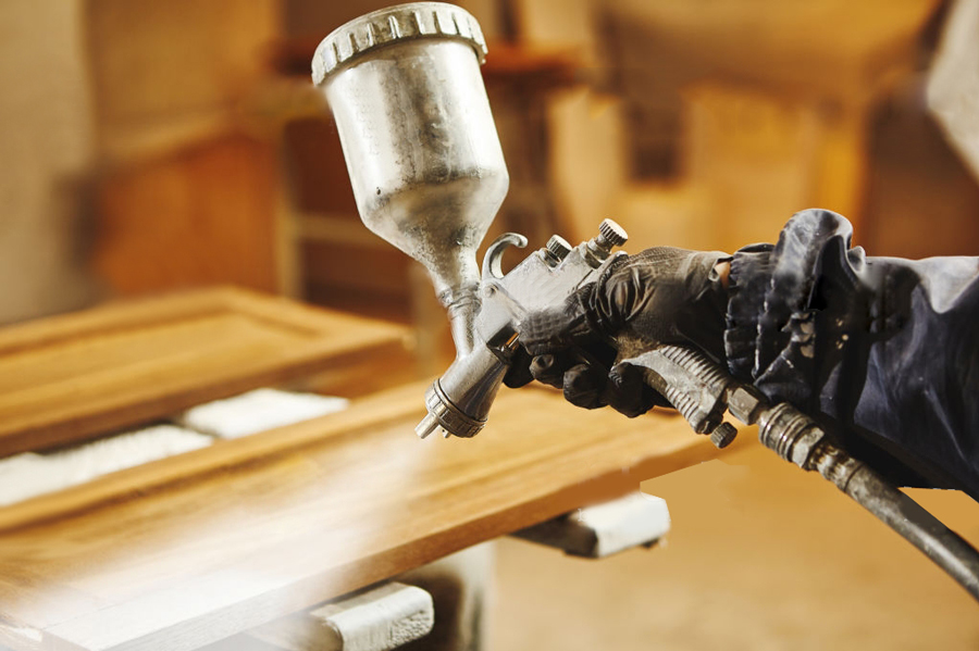 quy trình sơn 7 lớp gỗ óc chó