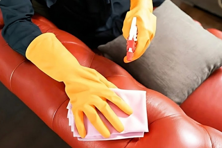 bảo quản sofa da thật đ&uacute;ng c&aacute;ch