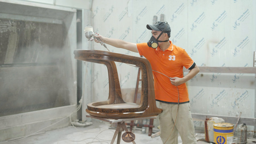 Quy trình sơn Inchem, sơn phủ bóng Inchem