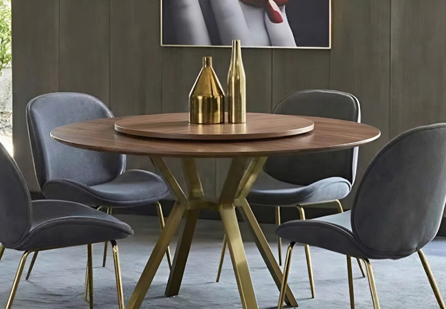 b&agrave;n ăn gỗ &oacute;c ch&oacute; ch&acirc;n sắt