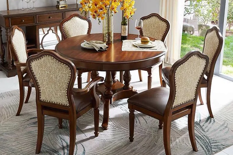 vẻ đẹp vượt thời gian của bộ b&agrave;n ăn ghế Grace