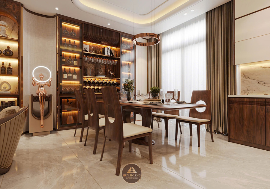 Bộ ghế b&agrave;n ăn gỗ &oacute;c ch&oacute; 6 ghế với đệm da thật &yacute;