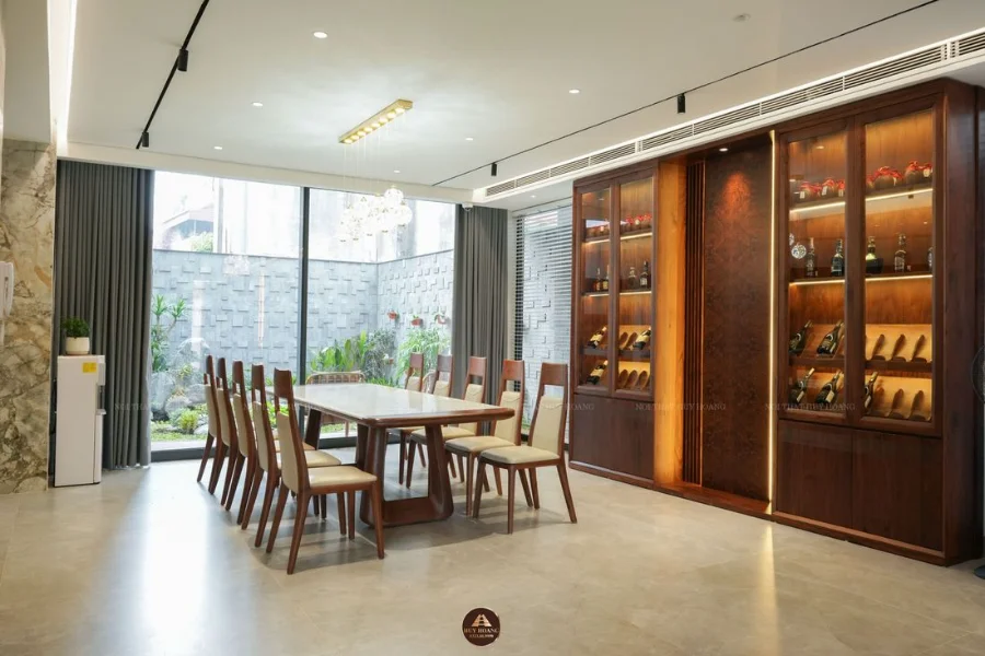 b&agrave;n ăn gỗ &oacute;c ch&oacute; 6 ghế cao cấp