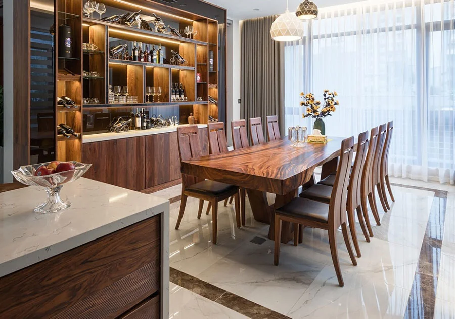 lưu &yacute; khi mua bộ b&agrave;n ăn 8 ghế gỗ &oacute;c ch&oacute;