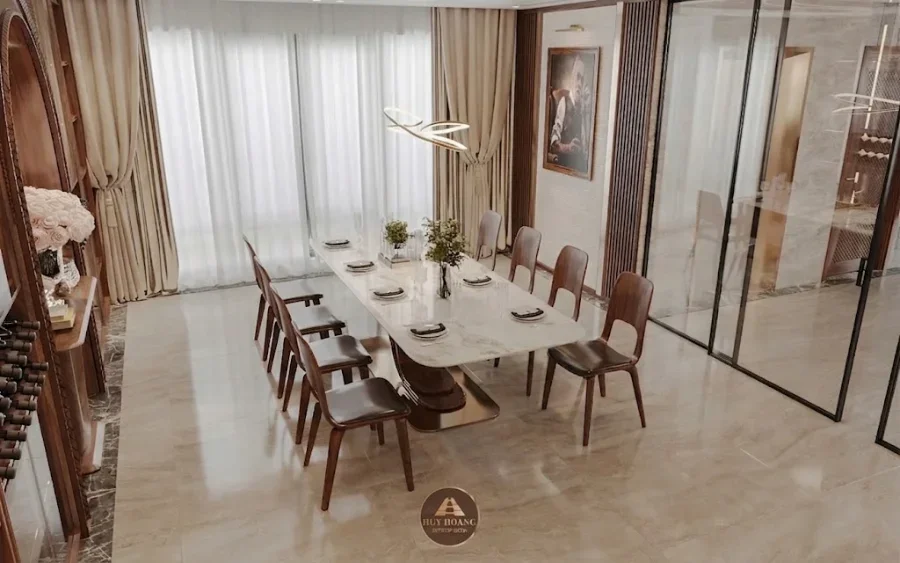 Sự kết hợp giữa gỗ &oacute;c ch&oacute; tự nhi&ecirc;n v&agrave; mặt đ&aacute; cao cấp tạo n&ecirc;n điểm nhấn đẳng cấp