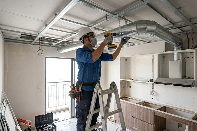 Ống cứng gi&uacute;p hạn chế biến dạng v&agrave; giảm trở lực tr&ecirc;n đường đi của luồng kh&iacute;.