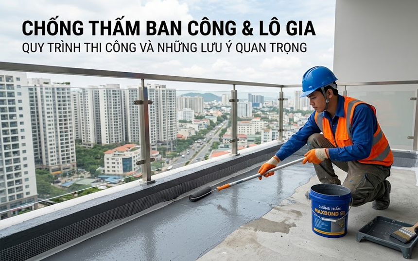 Chống Thấm Ban Công, Lô Gia: Quy Trình Thi Công Và Những Lưu Ý Quan Trọng