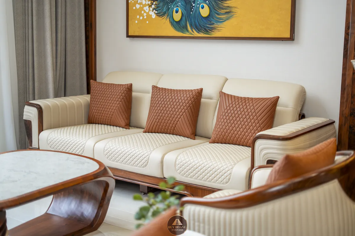 Thiết kế thi công nội thất gỗ óc chó Amber House – Không gian sống chuẩn nghỉ dưỡng