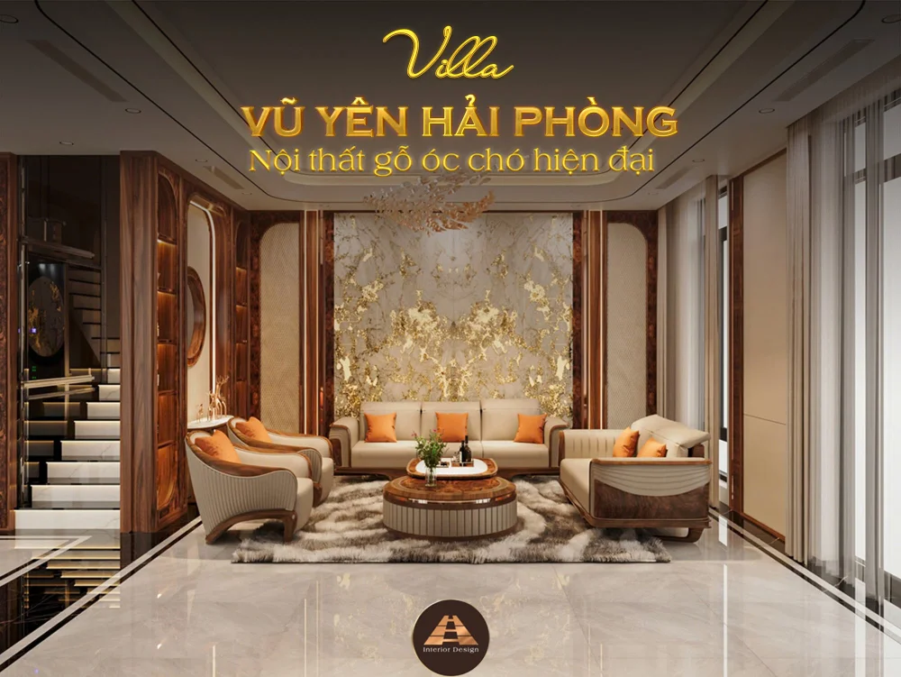 Dự Án Hoàn Thiện: Biệt Thự Gỗ Óc Chó Modern Luxury Tại Vinhomes Vũ Yên