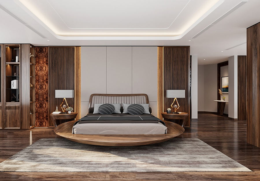 Thiết kế ch&acirc;n bay gi&uacute;p giường tr&ograve;n trở n&ecirc;n thanh tho&aacute;t hơn