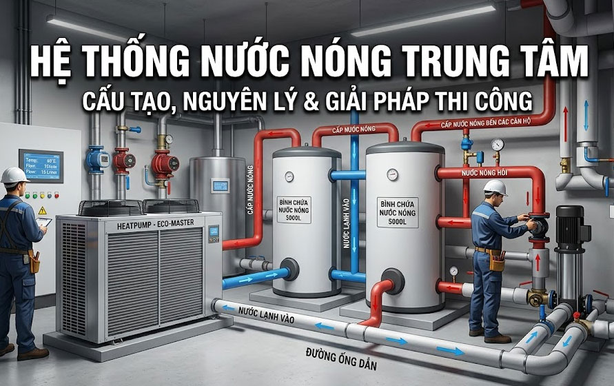 Hệ thống nước n&oacute;ng trung t&acirc;m