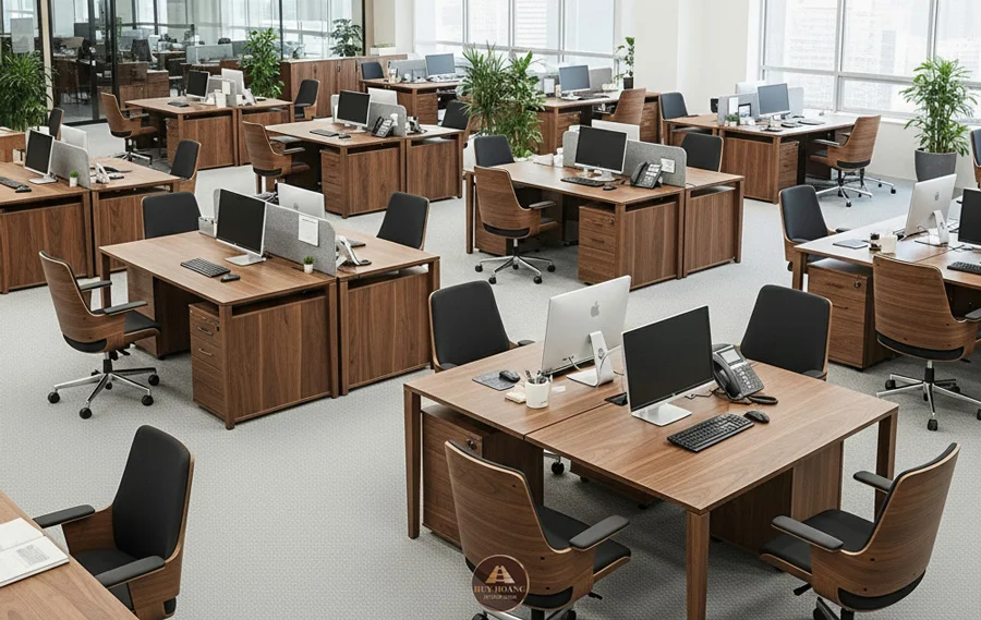 ưu điểm của nội thất văn ph&ograve;ng gỗ &oacute;c ch&oacute;