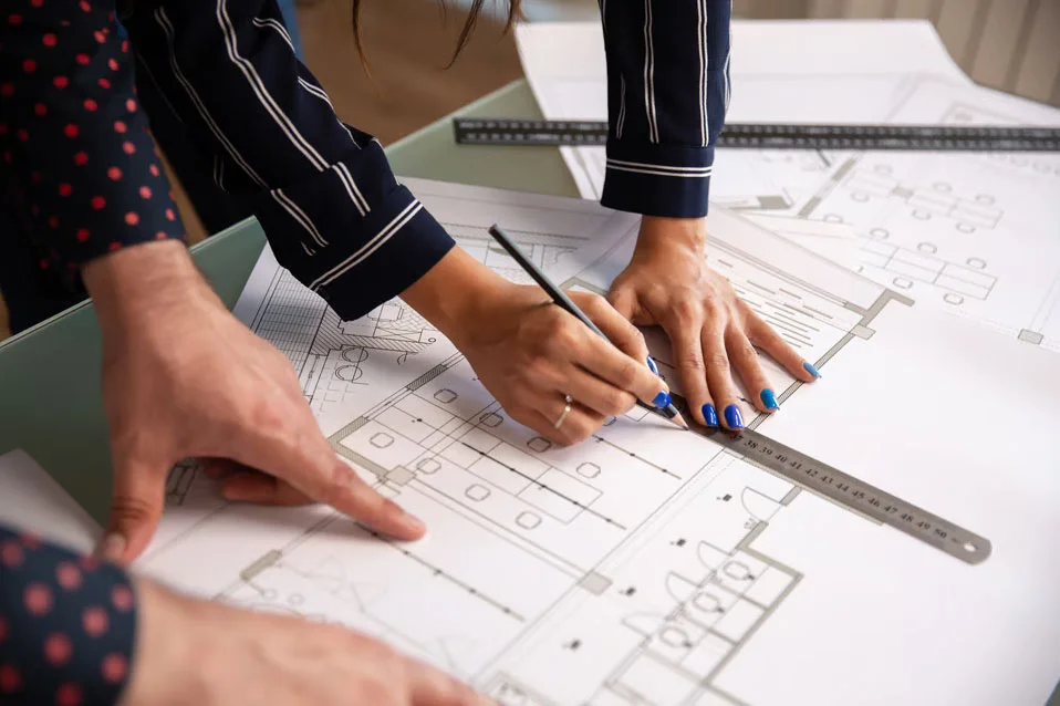 Đo đạc diện t&iacute;ch th&ocirc;ng thủy thực tế gi&uacute;p gia chủ ph&aacute;t hiện sai lệch trước khi nhận b&agrave;n giao nh&agrave; th&ocirc;