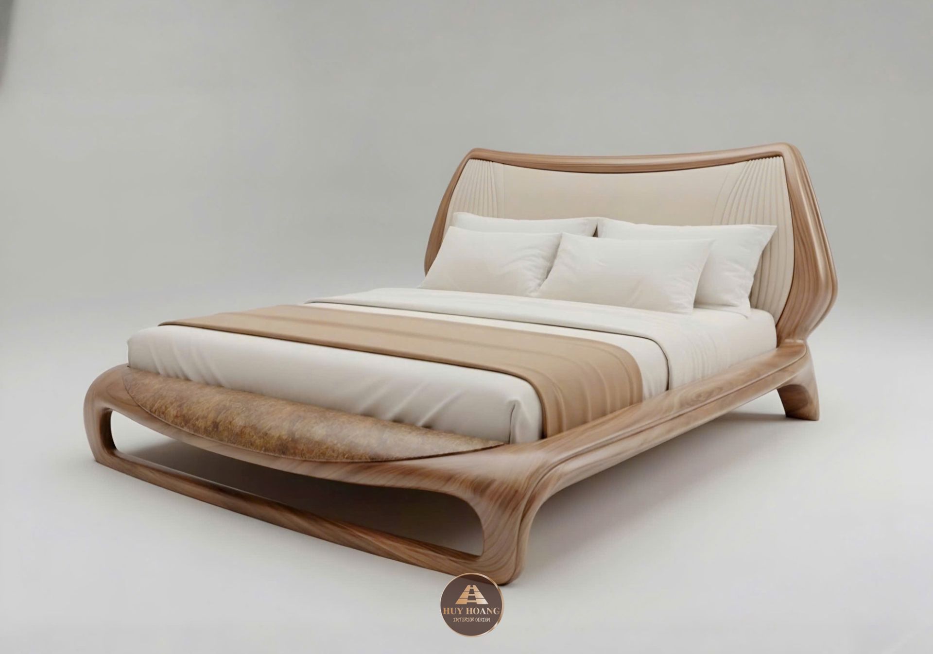 Giường ngủ gỗ óc chó Romance 34