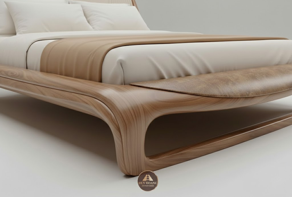 Giường ngủ gỗ óc chó Romance 34