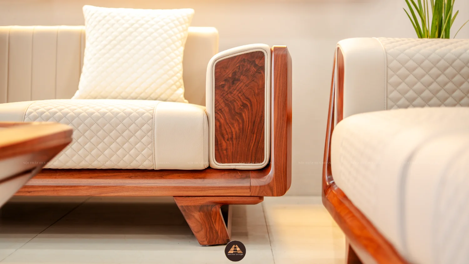 Sofa gỗ óc chó Avalon Aura