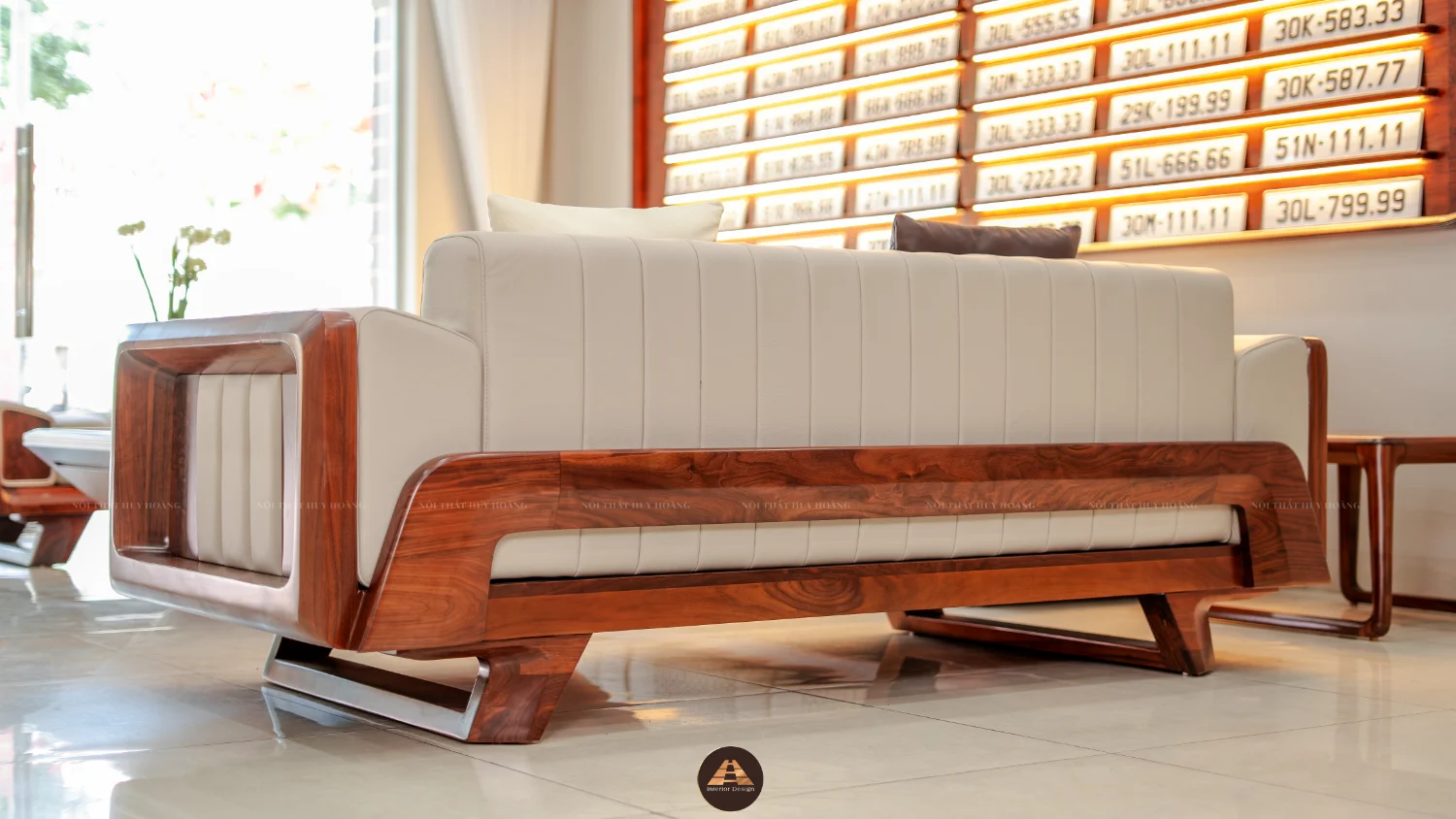 Sofa gỗ óc chó Avalon Aura
