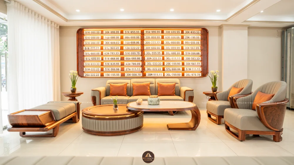 Sofa gỗ óc chó Avalon Noble