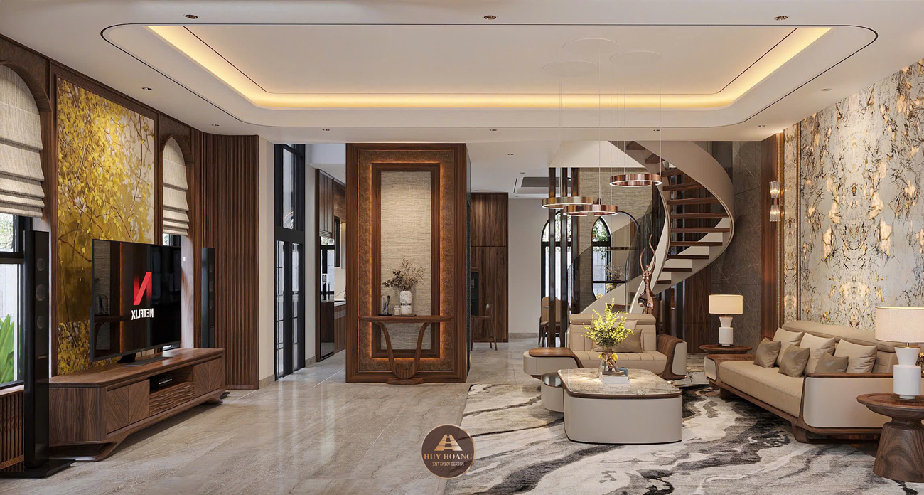 Bộ sofa gỗ óc chó Avalon Imperial