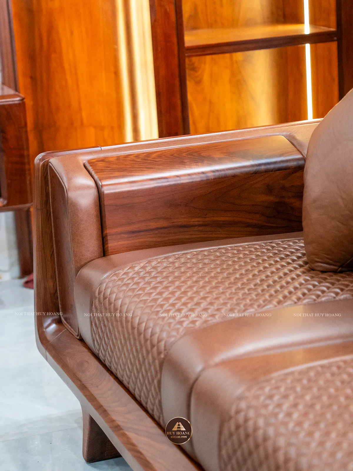 Sofa gỗ óc chó Avalon Lento