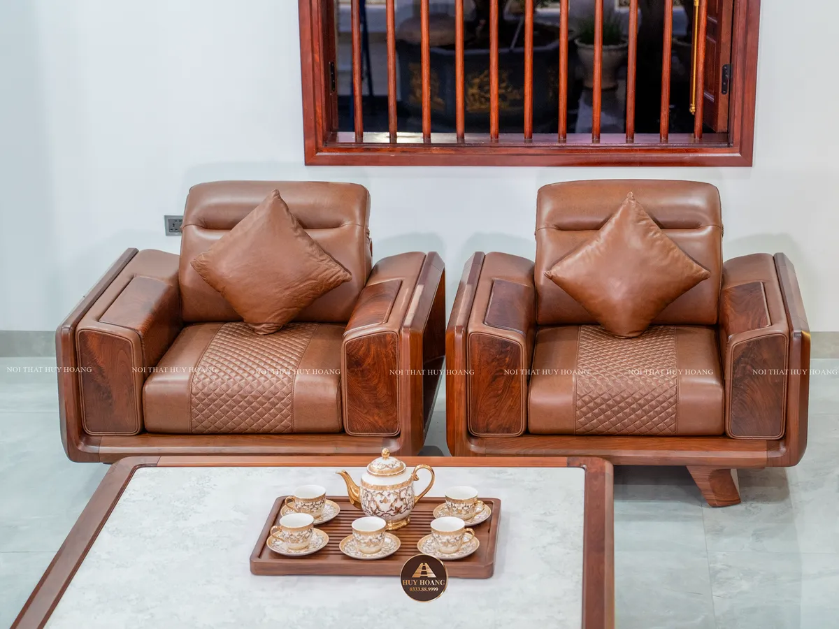 Sofa gỗ óc chó Avalon Lento