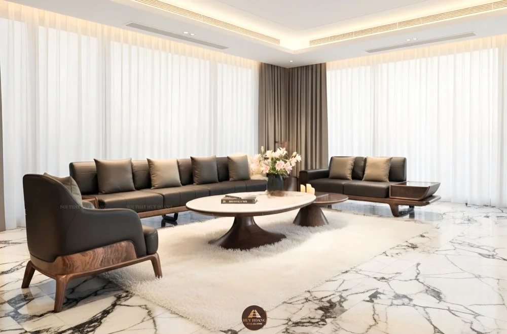 Sofa gỗ &oacute;c ch&oacute; Avalon 38 hiện đại