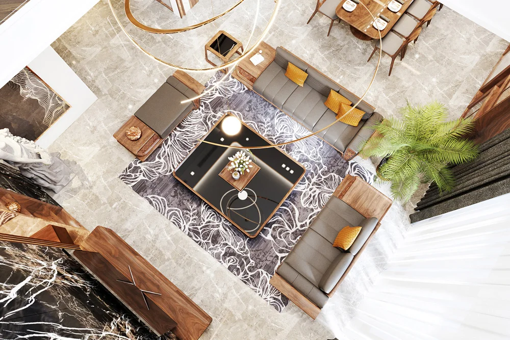 Sofa gỗ &oacute;c ch&oacute; Avalon 51 nhấn nu ấn tượng