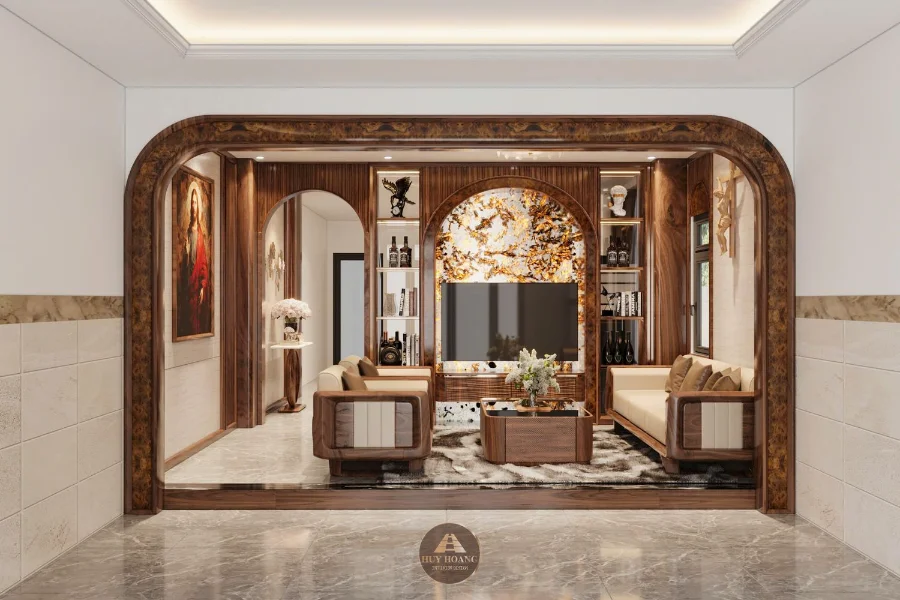 mẫu sofa gỗ &oacute;c ch&oacute; hcm