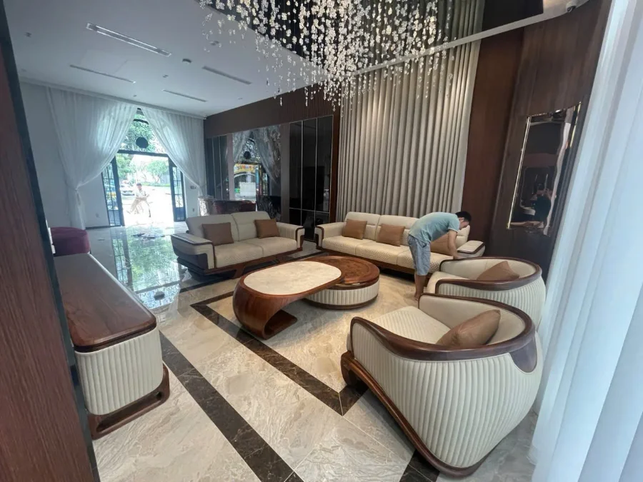 sofa gỗ &oacute;c ch&oacute; tại hồ ch&iacute; minh