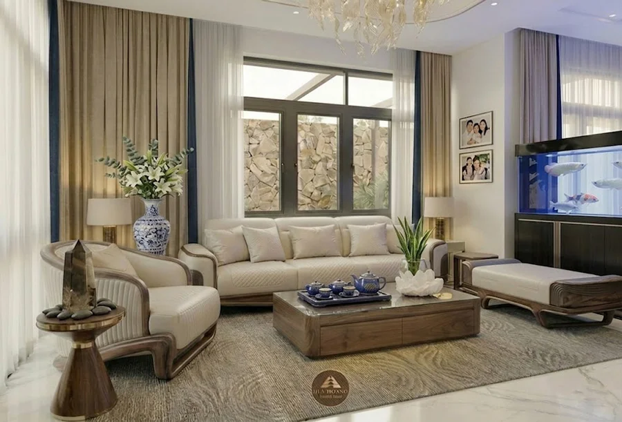 Sofa gỗ &oacute;c ch&oacute; hợp mệnh g&igrave;