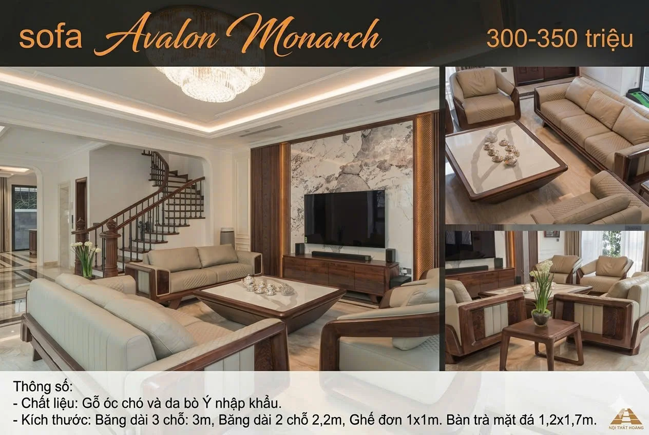 Báo giá bộ bàn ghế phòng khách gỗ óc chó hiện đại