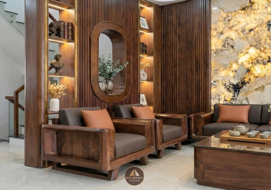 sofa gỗ &oacute;c ch&oacute; thanh ho&aacute;