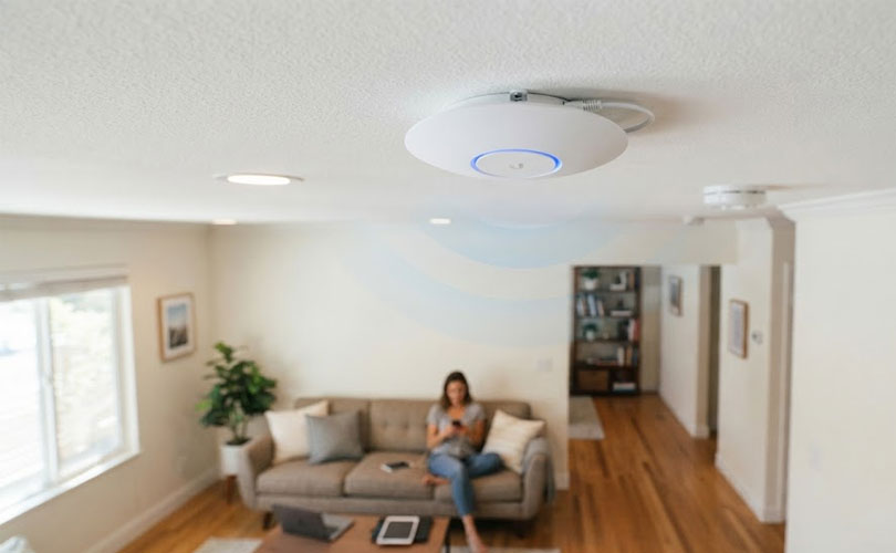 Lắp đặt th&ecirc;m Access Point tr&ecirc;n trần nh&agrave; để phủ s&oacute;ng Wi-Fi