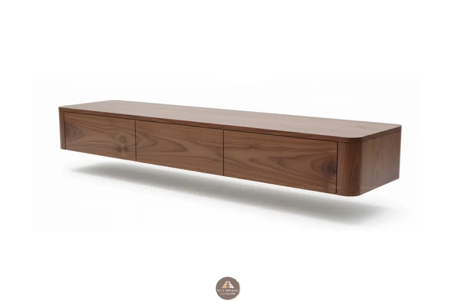 Kệ tivi gỗ &oacute;c ch&oacute; treo tường sơn Inchem bền đẹp