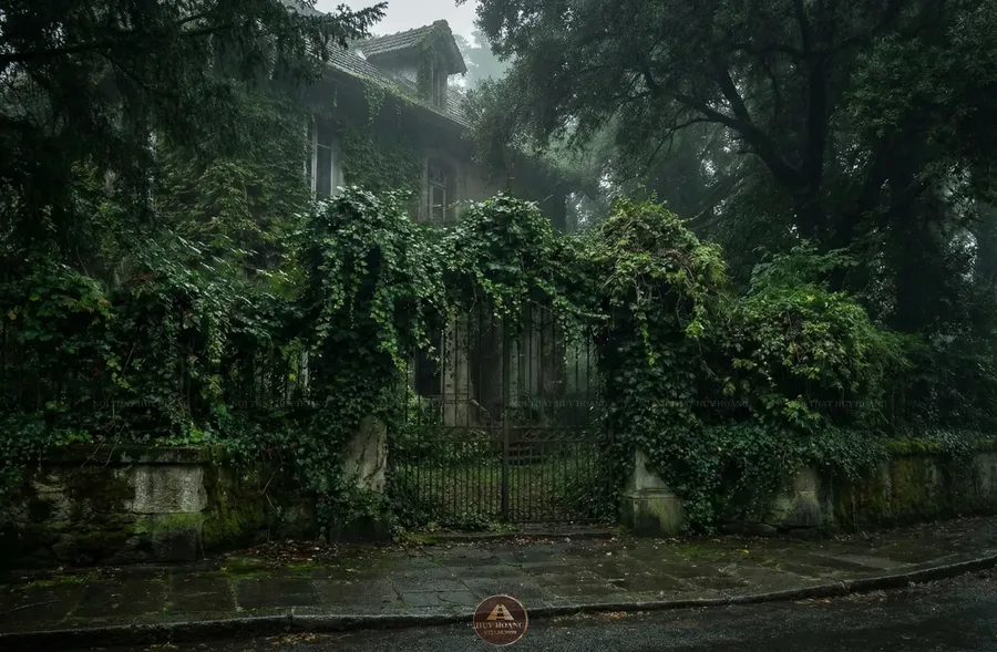 Kh&ocirc;ng n&ecirc;n để c&acirc;y d&acirc;y leo mọc um t&ugrave;m che khuất cổng - một ki&ecirc;ng kỵ khi l&agrave;m cổng khiến &acirc;m kh&iacute; t&iacute;ch tụ.