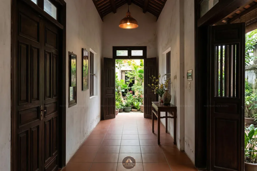 Ki&ecirc;ng kỵ khi l&agrave;m cửa nh&agrave; đối diện trực diện cửa sau