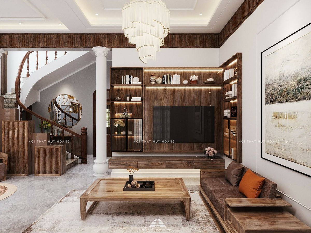 sofa gỗ óc chó tại Quảng Ninh