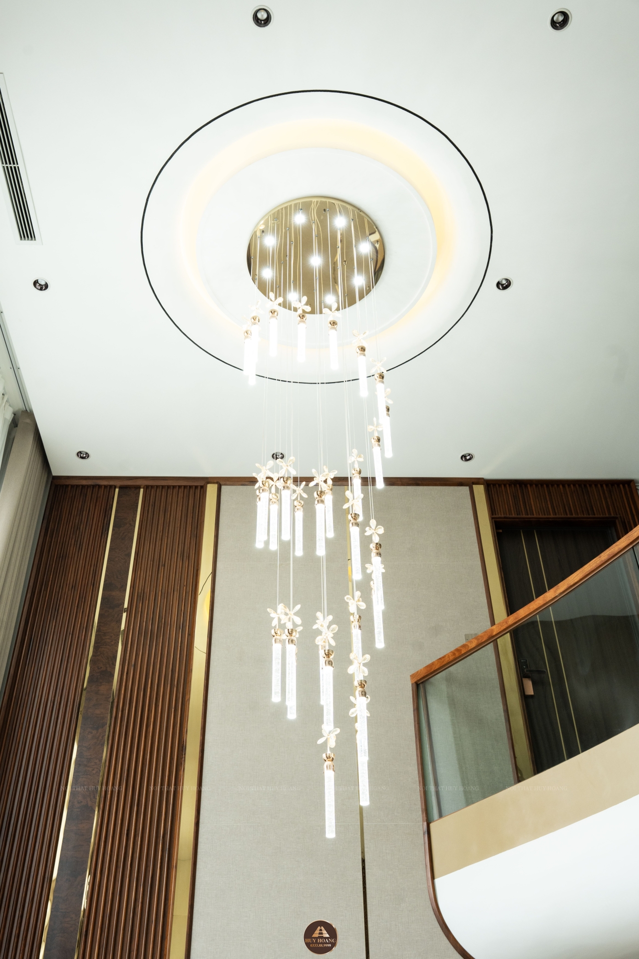 THIẾT KẾ NỘI THẤT GỖ ÓC CHÓ VILLA ĐÔNG ANH