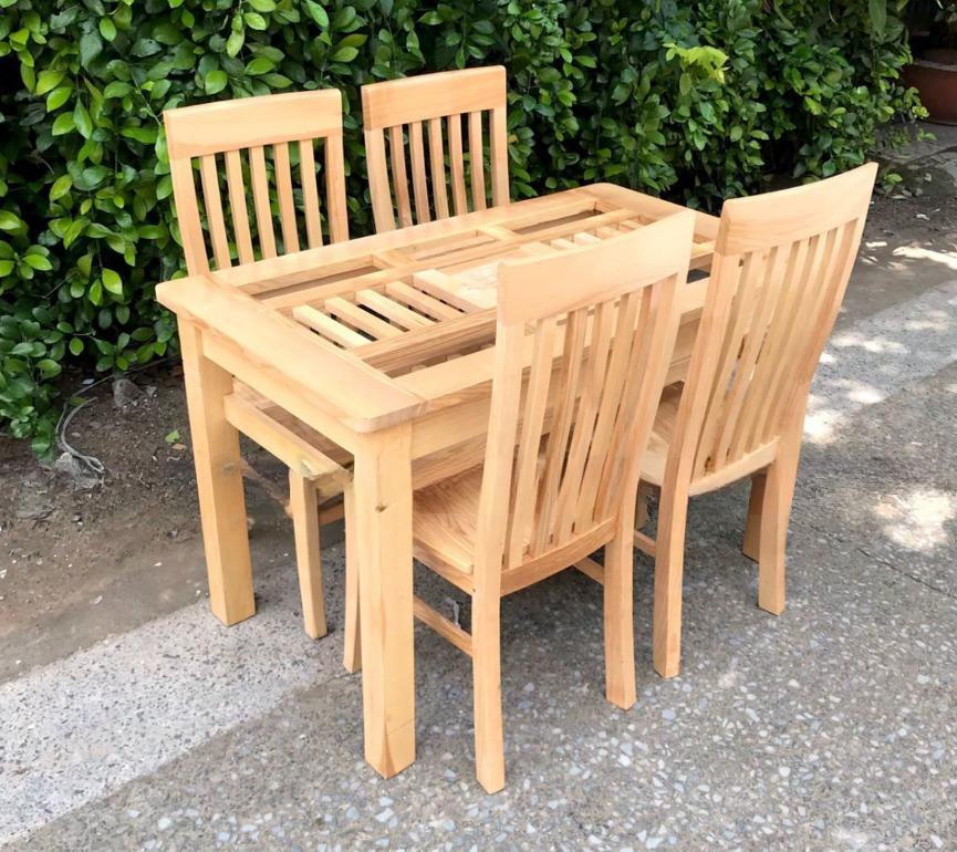 Bộ bàn ăn gỗ sồi 6 ghế