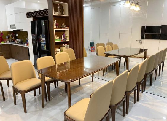 bộ bàn ăn 6 ghế gỗ sồi TP.HCM